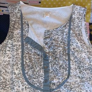 JCrew cotton & silk sleeveless shirt dress